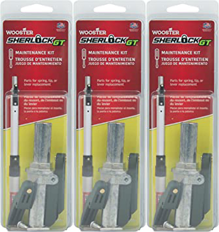 Wooster Genuine Sherlock GT Pole Maintenance Kit 3-Pack, FR955-3PK
