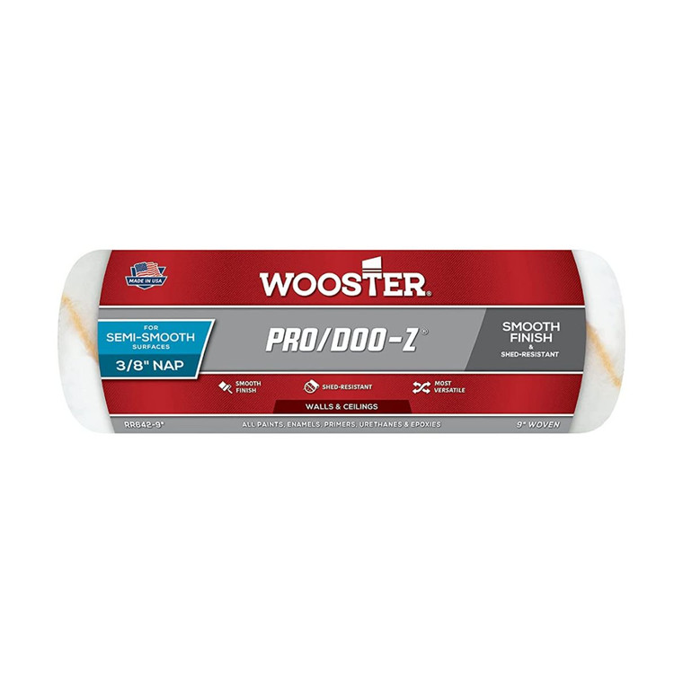 Wooster Genuine 9" Pro/Doo-Z 3/8" Nap Roller Cover - RR642-9