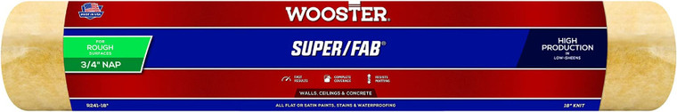 Wooster Genuine 18" Super/Fab 3/4" Nap Roller Cover # R241-18