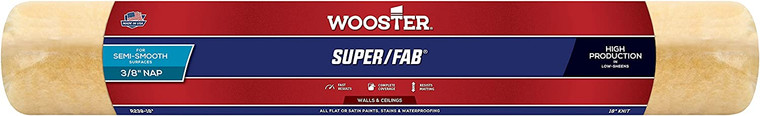 Wooster Genuine 18" Super/Fab 3/8" Nap Roller Cover # R239-18