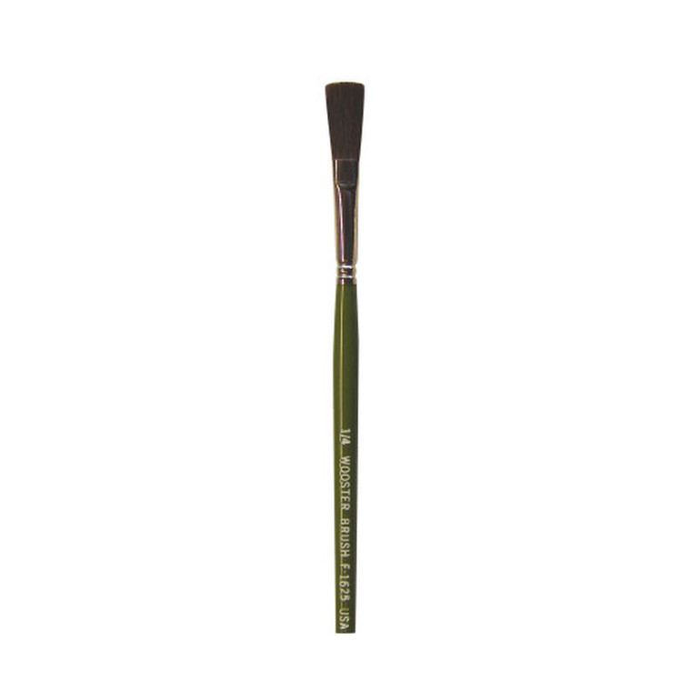 Wooster Genuine 0.25" Ox Hair Letterer Artist Paintbrush - F1625-0.25