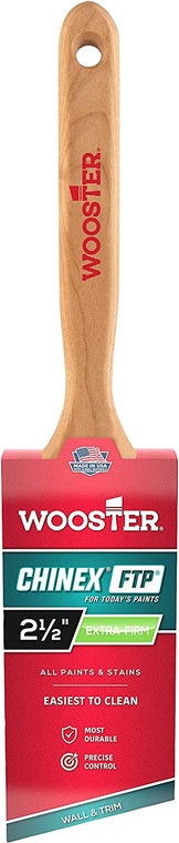 Wooster Genuine 2.5" Chinex FTP Angle Sash Paintbrush # 4410-2.5