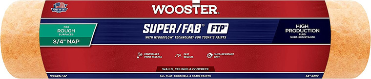 Wooster Genuine 14" Super/Fab FTP 3/4" Nap Roller Cover # RR925-14