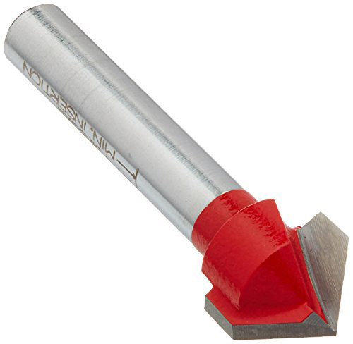 Freud Genuine 1/2" Diameter 90 Degree V Grooving Bit 1/4" Shank - 20-104 - view 3