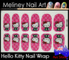 hello kitty nail wrap