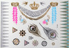 Metallic Flash Temporary Body Tattoos