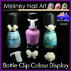 50pc nail polish display clips