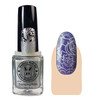 Meliney Nail Art Stamping Polish 9 ml Silver