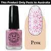 Meliney Nail Art Stamping Polish 9ml Pink