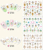 11pc Owl Nail Stickers