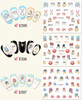 11pc Pet Animals Nail Stickers