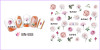 12pc Flowers Water Decals