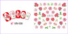 12pc Flowers Water Decals