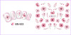 12pc Flowers Water Decals