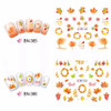 12pc Autumn Thanks Giving Water Decals