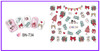 12pc Valentine's Day Water Decals