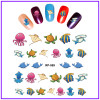 6pc Animal Standing Water Decals