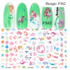 Mermaid Nail Stickers F562