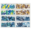 12pc Leaf Wrap Water Decals