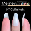 500pc Mid Tapered Coffin Full Nails