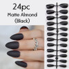 24pc Matte Almond Nails