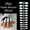 24pc Matte Almond Nails