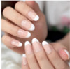 24pc Oval French Tips