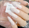 24pc Marble Stiletto (White)