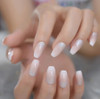 24pc Glitter Ombre Mid Oval Full Cover Press on Nails 
