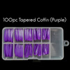 100pc Tapered Coffin Nails