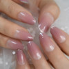 24pc mauve ombre mid oval full cover Press on nails
