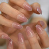 24pc mauve ombre mid oval full cover Press on nails