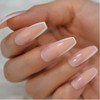24pc Edge French Coffin Full Cover Press on Nails