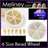 6 size micro bead wheel