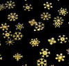 gold snowflake metal slices