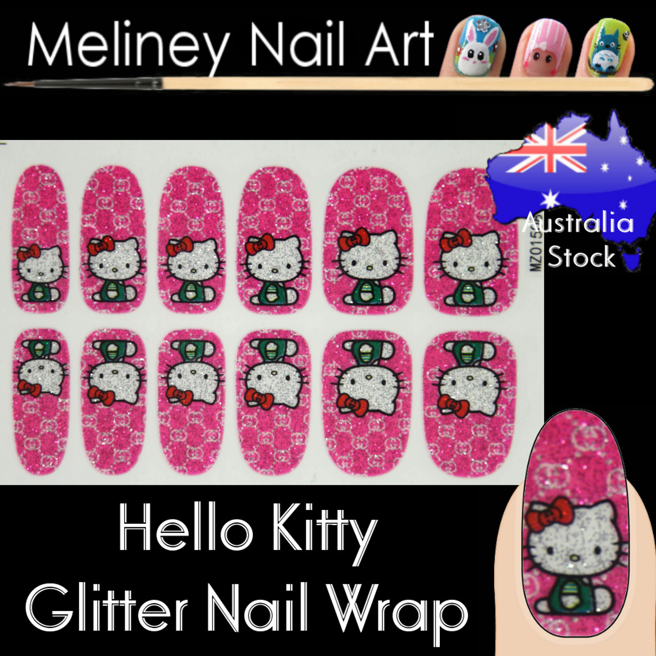 Pochacco & Hello Kitty Nail Art Tutorial | Sanrio Christmas Press-On Nails  - YouTube