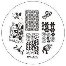 XYA05 Image Plate Meliney Nail Supplies & Nail Art Supplies