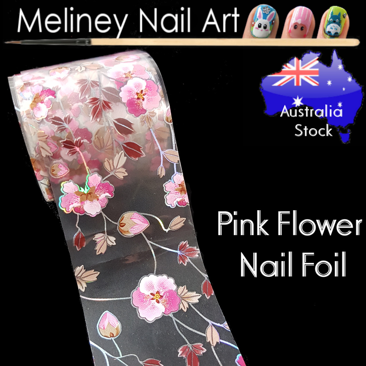 Flower Nail Art Transfer Foil 