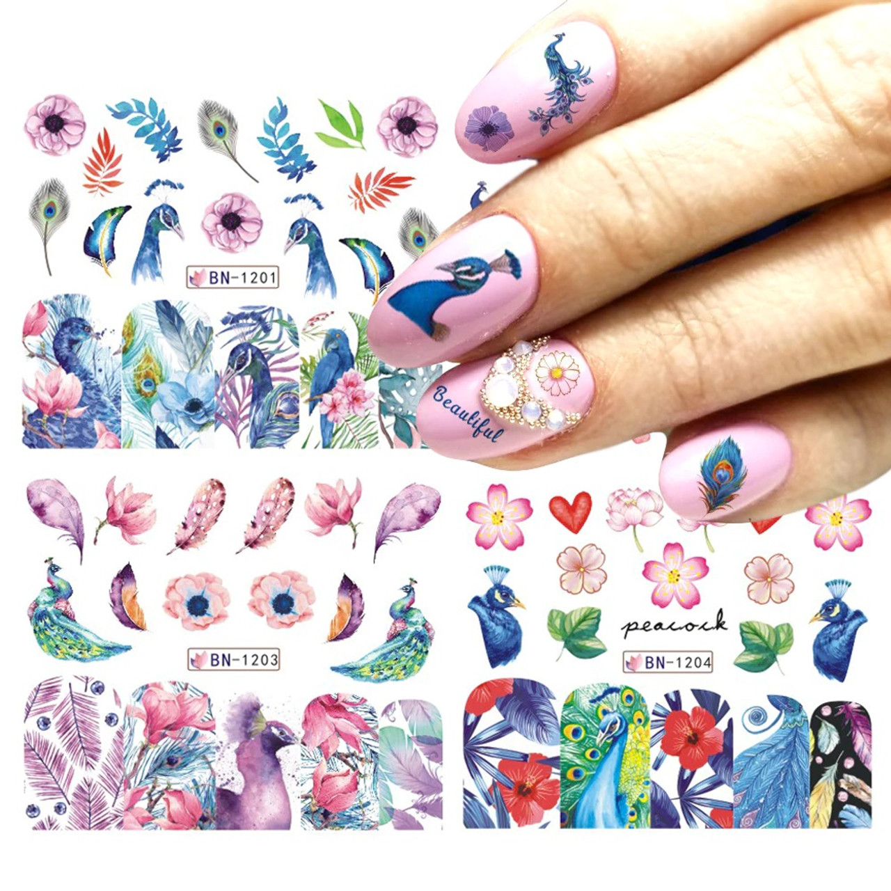 Sexy Girl Body Water Transfer Decals Nail Art Stickers – MakyNailSupply