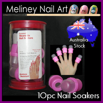 10pc wearable nail soakers to remove gel polish