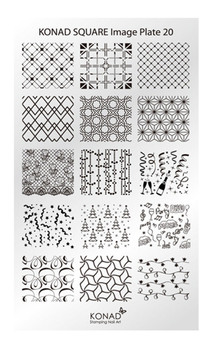 Konad Square Image Plate 20