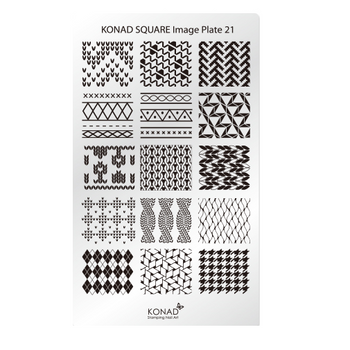 Konad Square Image Plate 21