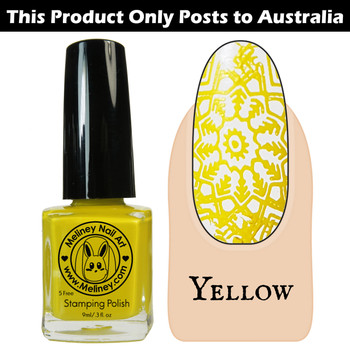 Meliney Nail Art Stamping Polish 9ml Yellow