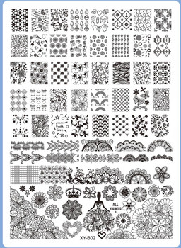 XY-B02 Image Plate for Stamping Nail Art Designs