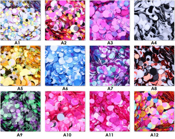 nail art confetti glitter