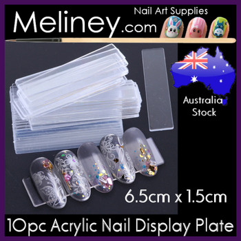 acrylic nail display plate