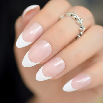 24pc Almond French Tips
