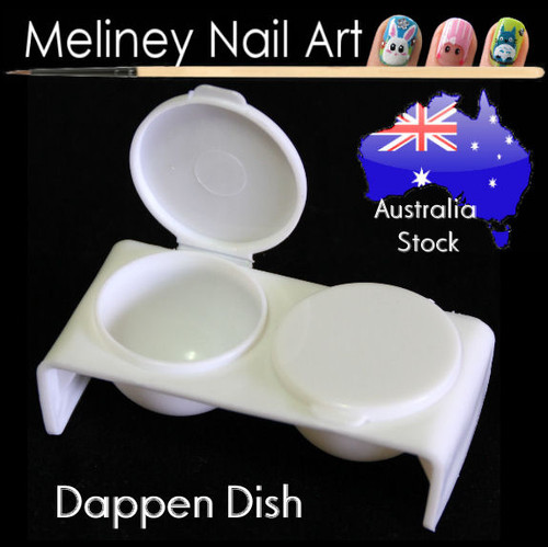 Dappen Dish - Holds liquids to soak or wet nail brushes