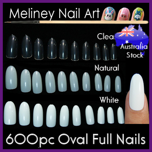 Oval Full Cover Nails