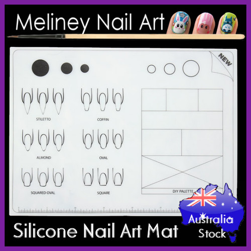 silicone nail art mat